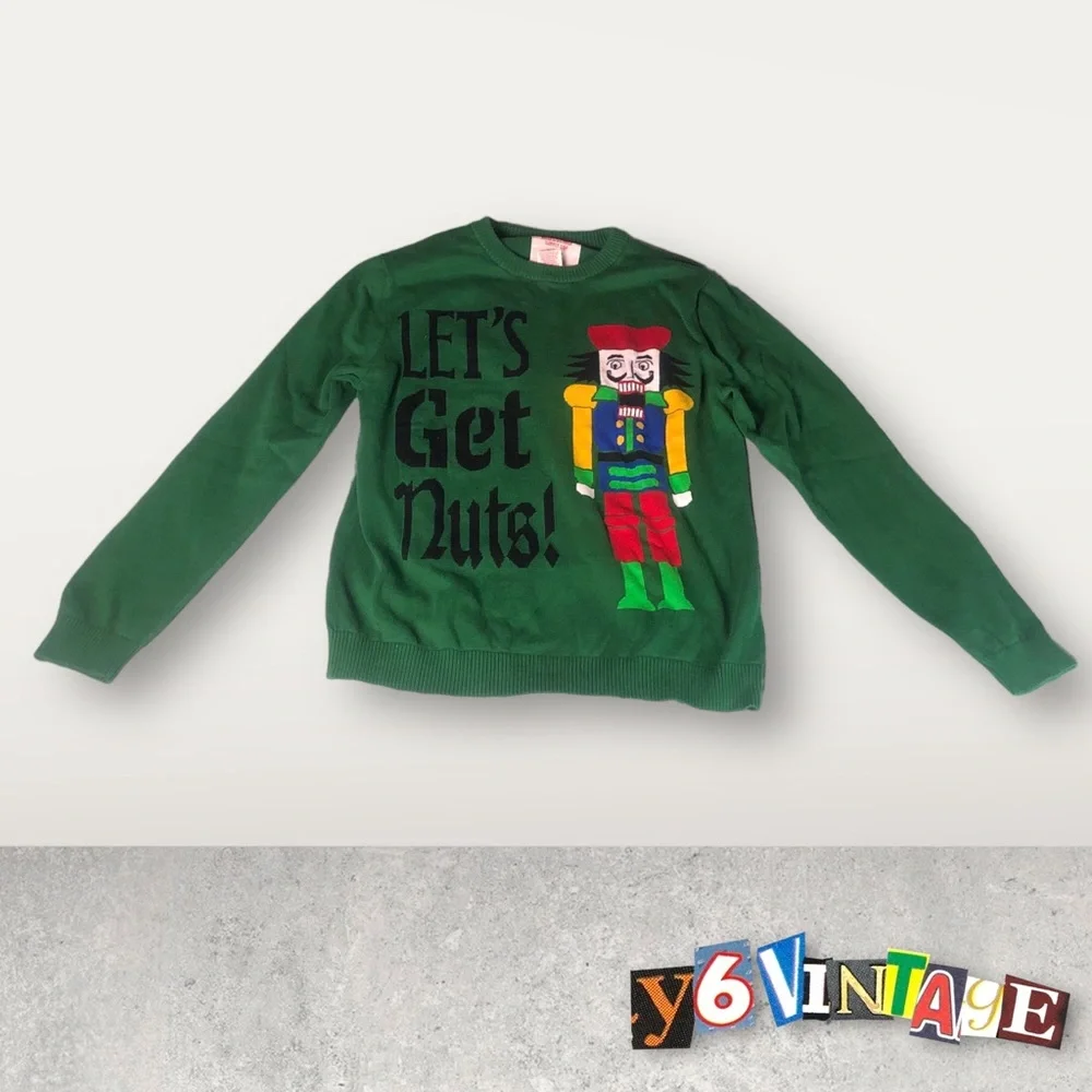 Medium Mossimo Supply Co. “Let’s Get Nuts” Nutcracker Ugly Christmas Sweater - Picture 1 of 5